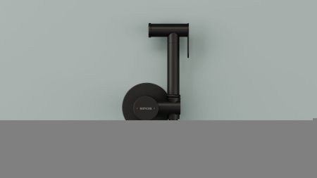 Гигиенический душ со смесителем Sancos Start SC1001MB черный