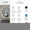 Зеркало с подсветкой Evoform Ledshine BY 2655 80х80 подвесное
