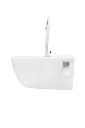 Унитаз для инвалидов подвесной Dstrana AID 4623-А белый с сиденьем безободковый каскадный смыв