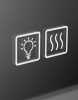 Зеркало с подсветкой BelBagno SPC-GRT-800-800-LED-3000K-TCH-WARM 80х80 подвесное