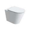 Унитаз приставной BelBagno FLAY BB1003CB-TOR/SC белый с сиденьем микролифт безободковый смыв торнадо