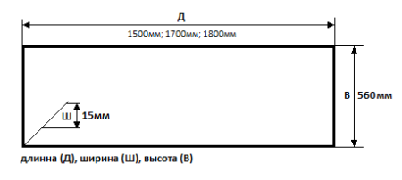 Экран для ванны Bas Афина ЭВ00001