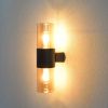 Уличный настенный светильник Arte Lamp Seginus (Сегинус) A6515AL-2BK