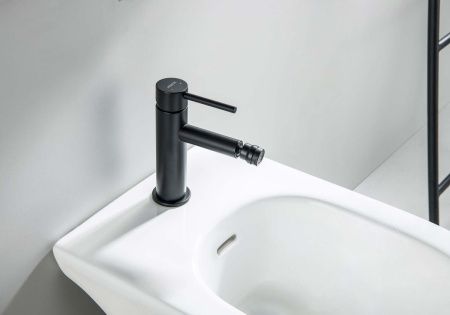 Смеситель Aquatek ЕВРОПА AQ1318MB на биде черный