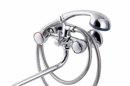 Смеситель для ванны и душа FAUZT FZs-471-17 настенный хром