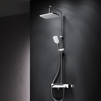 Душевая стойка Am.Pm Func F078F700 настенная цвет хром