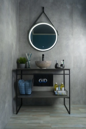 Раковина керамическая Gid Esfera 54437 30х30 накладная цвет многоцветный без отверстий под смеситель