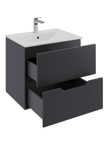 Тумба с раковиной Orange Line Li-60Tub+Ra 61,5х46,5х56,1 - фото 4