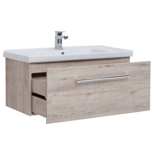 Тумба под раковину Dreja Big Inn 77.0206D 96х43х46 подвесная цвет дуб кантри - фото 5