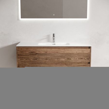 Тумба под раковину Sancos Libra LB120-1ECH 120х50 подвесная цвет коричневый