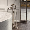 Смеситель для ванны Gessi Venti20 65128#710 напольный латунь (внешняя часть)