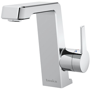 Смеситель Teska THETIS E5206 на раковину хром без термостата