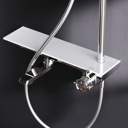 Душевая стойка Am.Pm Gem F0790700 настенная цвет хром