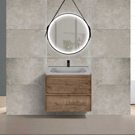 Тумба под раковину Vincea Vico VMC-2V600VO 60х50 подвесная цвет коричневый