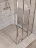 Душевой уголок BelBagno UNO-195 UNO-195-AHF-31-80/100-C-Cr 100х80 стекло прозрачное профиль хром без поддона