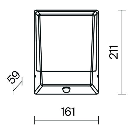 Уличный настенный светильник Maytoni Outdoor Row (Ряд) O448WL-L9GF3KSR
