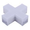 Линейный модульный светильник X-образный Uniel ULO ULO-N11X-12W/6500K IP40 WHITE