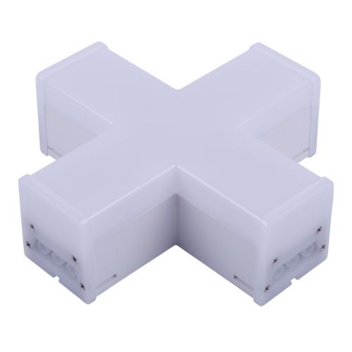 Линейный модульный светильник X-образный Uniel ULO ULO-N11X-12W/6500K IP40 WHITE - фото 3