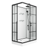 Душевая кабина Niagara Standart ST120/80/15QR/KL/BKT 120х80 прямоугольная без крыши ориентация правая