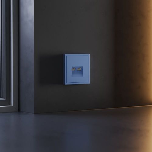 Накладка для розетки компьютерной двойной RJ45+RJ45 кат.6 VOLTUM S70 VLS001415 - фото 4