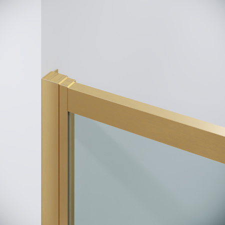 Душевая перегородка Grossman Cosmo 200.K33.02.70.32.00 70х195 стекло прозрачное профиль золото глянцевое