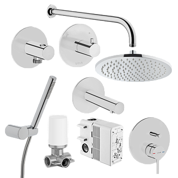 Душевая система Vitra Origin A49286EXP встроенная