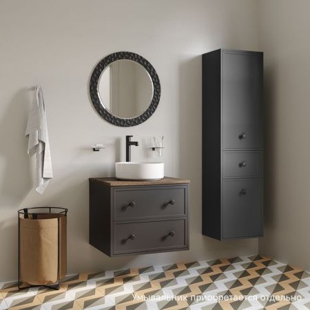 Тумба под раковину Iddis Torr TOR60DMi95K 60х50 подвесная цвет серый