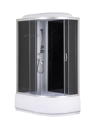 Душевая кабина Taliente TA-12080G(L) 120х80 асимметричная с крышей ориентация левая - фото 5