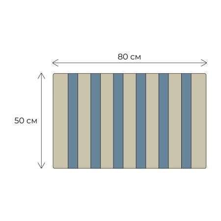 Коврик для ванной Fixsen Amber FX-8040W