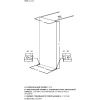 Душевая перегородка Allen Brau Infinity 3.21045.BBA 120х200 стекло прозрачное профиль черный