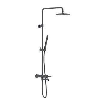 Душевая стойка Damixa Scandinavian Pure 936740300 настенная цвет черный Душевая стойка Damixa Scandinavian Pure 936740300 настенная цвет черный