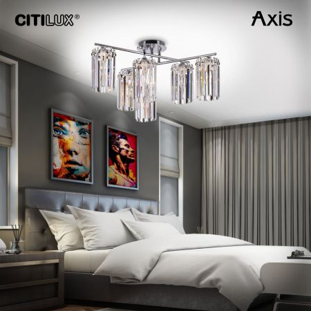 Люстра потолочная Citilux Axis (Аксис) CL313261