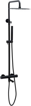 Душевая стойка Allen Brau Priority 5.31A10-31 настенная цвет черный