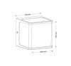 Уличный настенный светильник Italline IT30 IT3007B