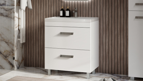 Тумба под раковину Velvex ORLANDO tnORL.70-211 70х45х80 напольная цвет белый - фото 3