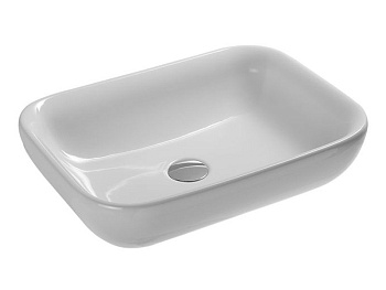 Раковина из санфаянса Hatria HAPPY HOUR Y0QQ01 55х41 накладная цвет белый