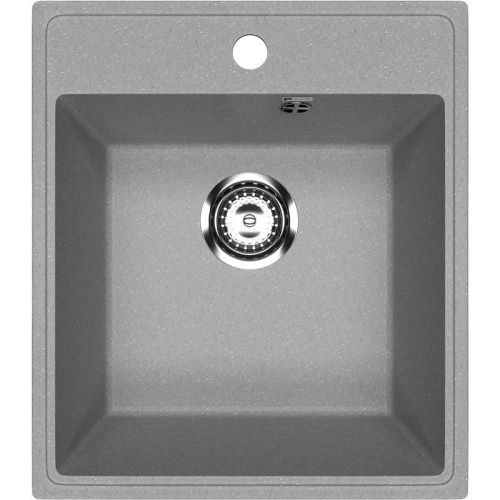 Кухонная мойка Ulgran Practik PR-M 425-003 43х49 цвет светло-серый