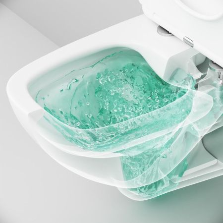 Унитаз подвесной Am.Pm X-Joy C851701SC белый с сиденьем микролифт безободковый каскадный смыв