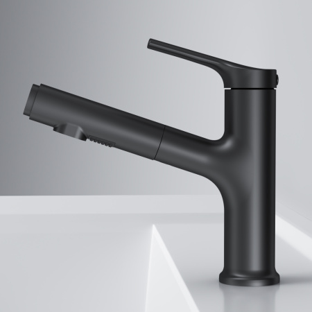 Смеситель Am.Pm X-Joy F85B02922 на раковину черный