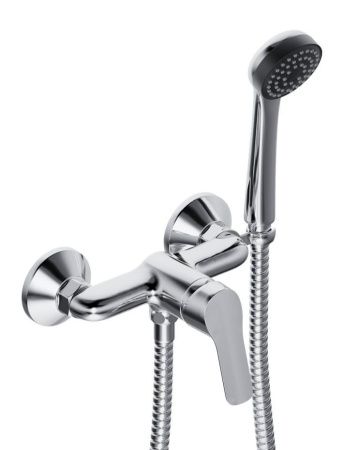 Смеситель для ванны и душа Voda Reef RE80 настенный хром