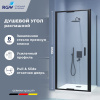 Душевой уголок RGW Stilvoll (Стилвол - На стиле) 703213588-14 80х80 стекло прозрачное профиль черный без поддона