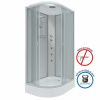 Душевая кабина Niagara Classic 33121423RG 120х80 асимметричная с крышей ориентация правая
