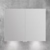 Зеркало-шкаф BelBagno SPC-2A-DL-BL-900 90х70 подвесной цвет белый