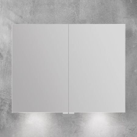 Зеркало-шкаф BelBagno SPC-2A-DL-BL-900 90х70 подвесной цвет белый