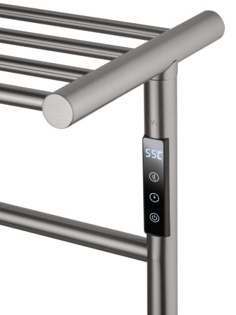 Полотенцесушитель электрический Wonzon & Woghand Bonn WW-AL402-BR 50х50 никель