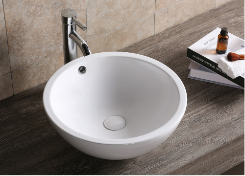 Раковина из сантехнического фарфора Cerutti SPA CR1001 45х45 накладная цвет белый