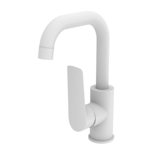 Смеситель Esko LG26MW на раковину белый - фото 2