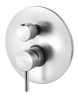 Смеситель для душа Paffoni Light LIG018ST встраиваемый в стену сталь без термостата