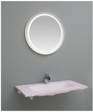 Зеркало с подсветкой De Aqua Мун MUN 402 080 80х80 подвесное