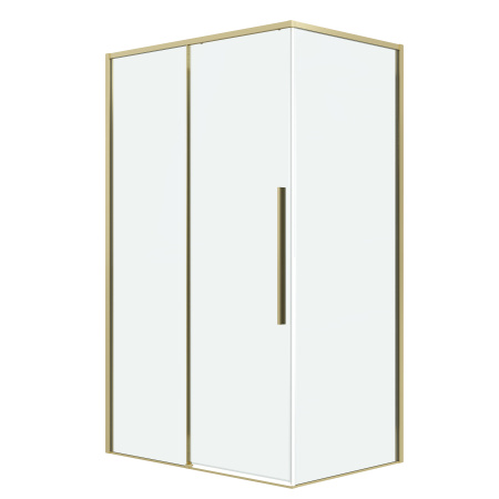 Боковая стенка Grossman Galaxy 200.K33.01.100.32.00 100x195 стекло прозрачное профиль золото сатин